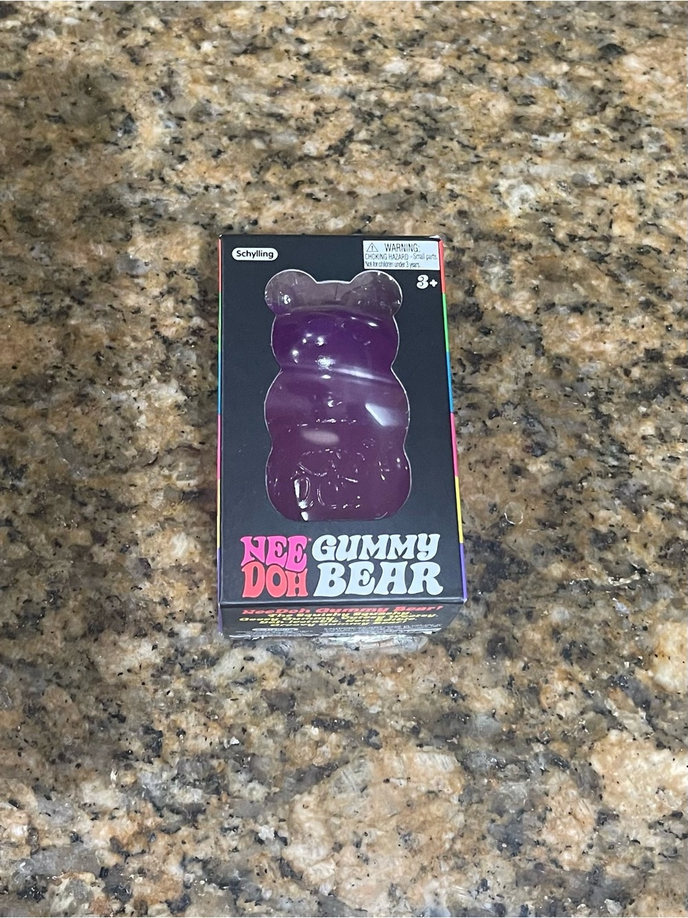 NeeDoh Gummy Bear - Purple Authentic Needoh